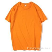 T-shirt masculin unisexe T-shirt surdimensionné 100% coton